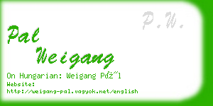 pal weigang business card